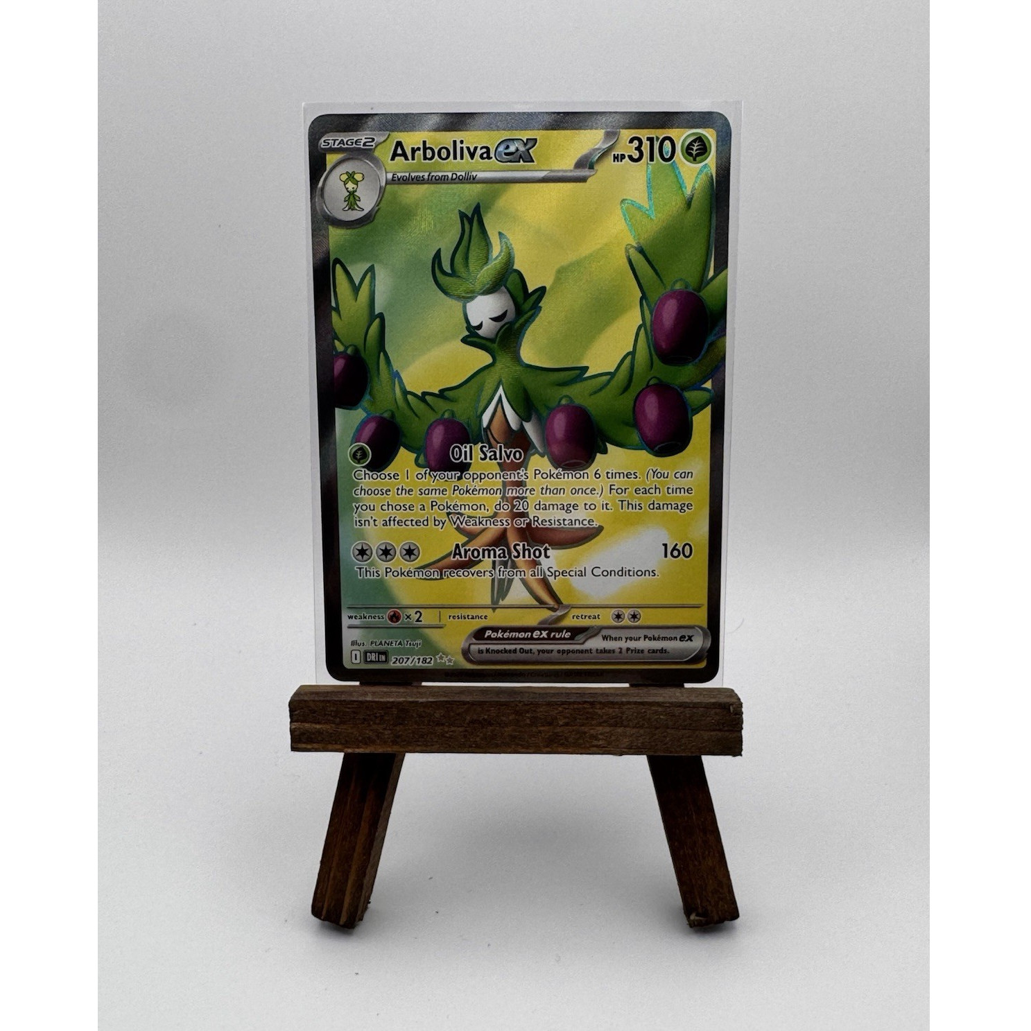 Pokémon Arboliva ex 207/182 Sv10 Destined Rivals Ultra Rare Full Art Holo