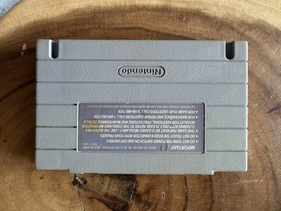Carro de videojuegos ActRaiser Super Nintendo SNES solo Enix hecho en Japón Foto 3 de 3