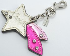 COACH Star Keychain Charm Rhinestone from JAPAN