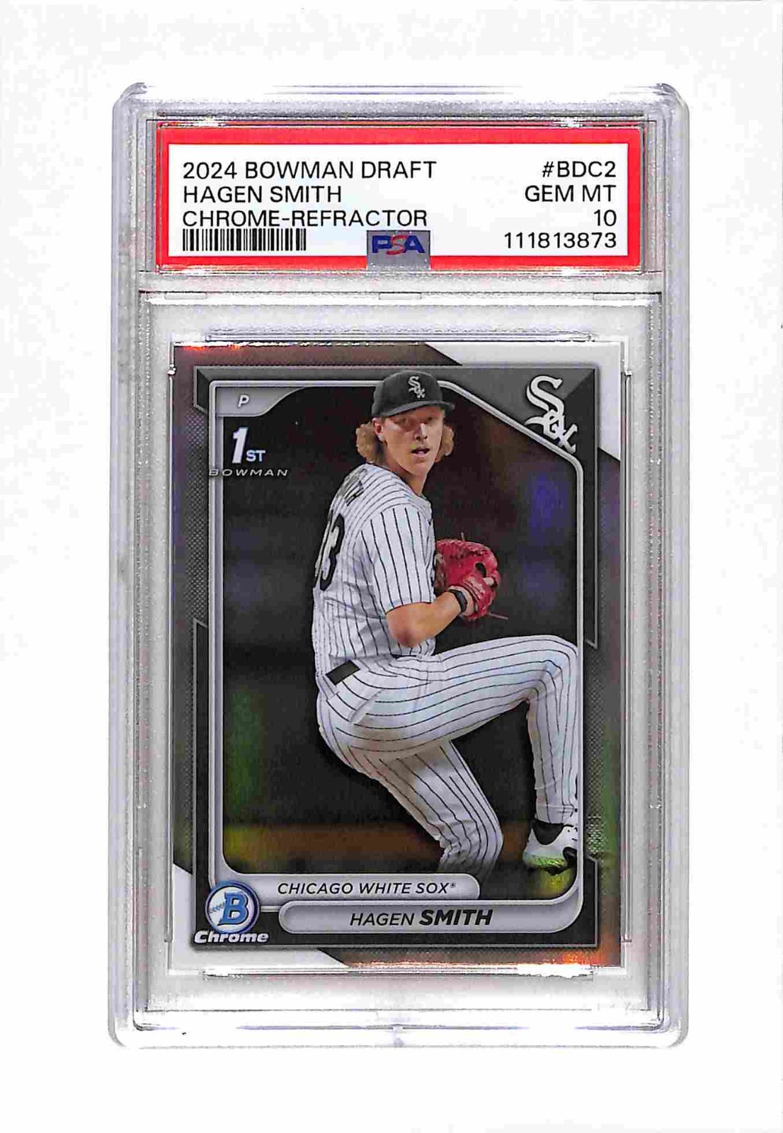 2024 Bowman Draft - Chrome Hagen Smith #BDC-2 Refractor (RC) PSA 10 GEM MT