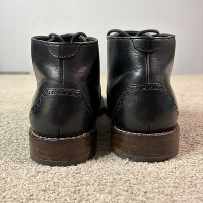 Wolverine 1000 Mile Black Leather Wingtip Boots Size 7D | eBay
