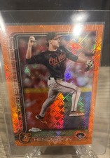 2025 Topps Chrome Logofractor Edition Gunnar Henderson #213 Orange Refractor /25