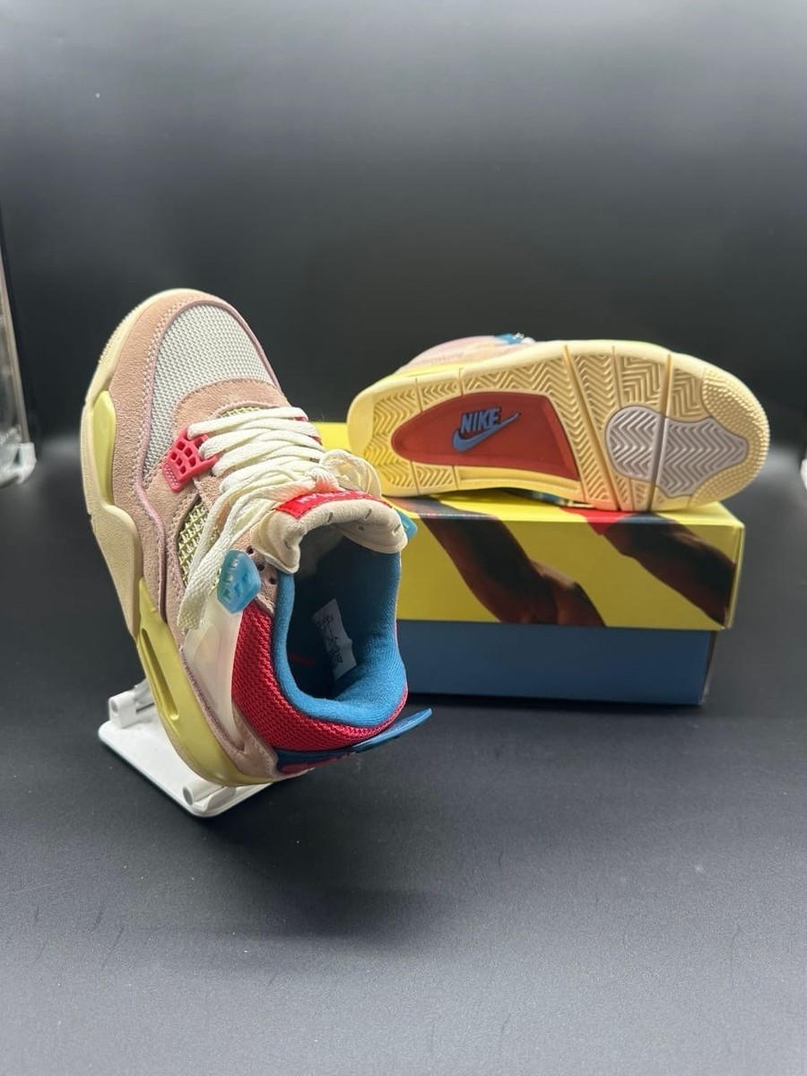 Nike Union LA x Air Jordan 4 Retro Multicolor Mesh Suede Low Top