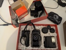 Pentax 110 Subminiature SLR Camera FULL KIT, x3 Lenses, Grip, Flash - Boxed