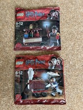 NEW SEALED LEGO Harry Potter PolyBags, 2 Sets, 30110 trolley set + 30111 lab set