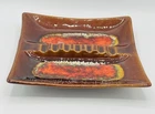 MCM Haeger USA Large Pottery Ceramic Ashtray 10 X 10