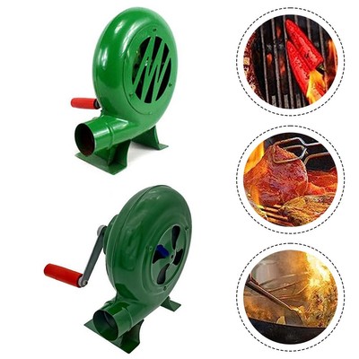 Manuelles Handkurbelgebläse für Kamine Grills Camping Outdoor Einsatz
