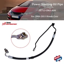 Partra For Honda Civic 06-11 1.8L l4 Power Steering Pressure Hose 53713-SNA-A06