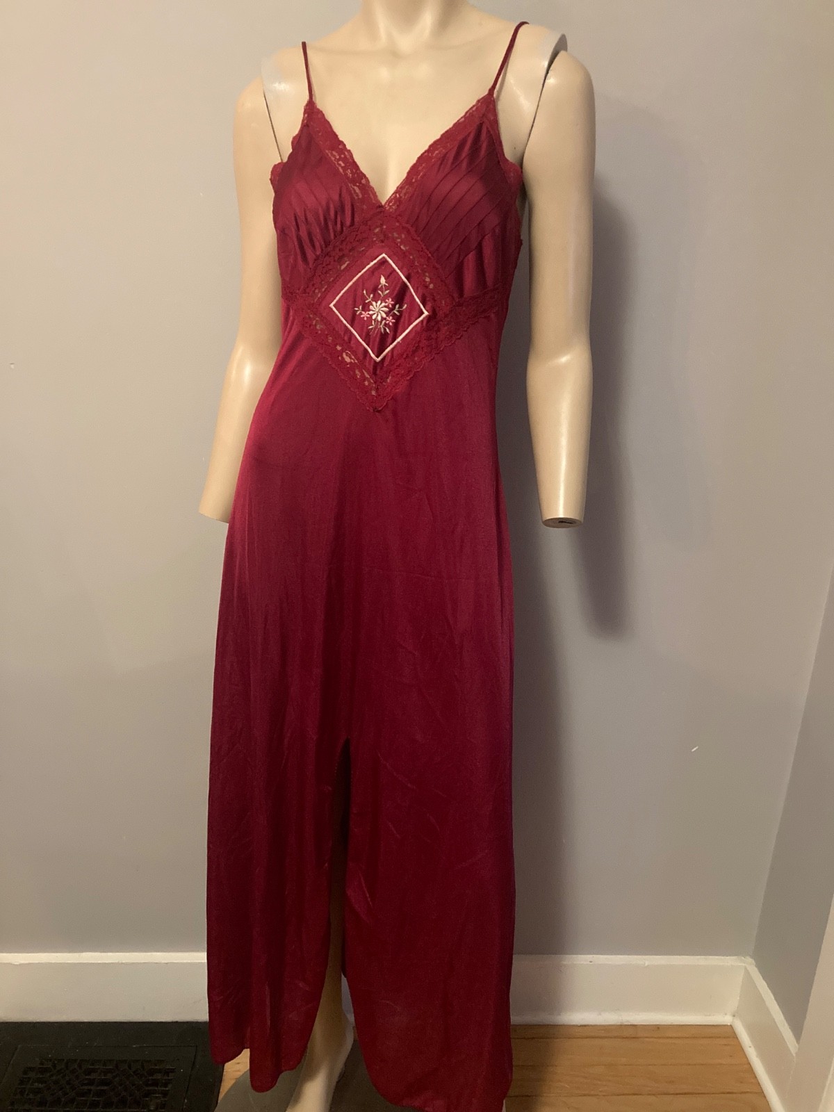 Vintage Maxi Slip Dress Nightgown Coquette Goddess Fairycore Lingerie MEDUSA