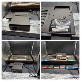 Vintage Mattel Intellivision Console Bundle w/ IntelliVoice + Games &ndash; Tested