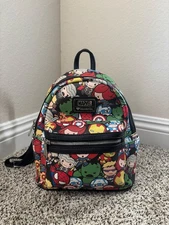 Loungefly Marvel Chibi Avengers Mini Backpack New With Flaws 