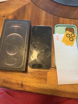 Apple iPhone 12 Pro Max 128GB Gold  iOS 12MP Camera with Box