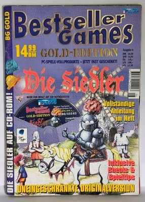 Bestseller Games Gold Edition 6 Heft & CD neu & unbenutzt aus den 90'er Jahren 