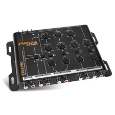 Enhanced Crossover Car Audio Processor - 9V, 4 RCA Output, Bass Boost Feature