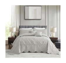 Oversized Queen Bedspread Cotton, Reversible Paisley Pattern Design... Fast Ship