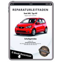 Seat Mii AA 2011-2019 5 Gang Schaltgetriebe 0CF Werkstatthandbuch PDF Datei