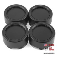 4PCS 86 mm / 3.39 in Wheel Center Caps, OD: 3.39" 86 mm ID: Matte Black