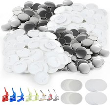 100 Sets of Pinback Button Parts 2.25 inch 58mm - Button Maker Supplies for...