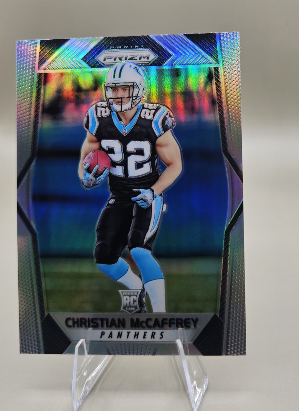 2017 Panini Prizm - Rookies Christian McCaffrey #249 Silver Prizm (RC)