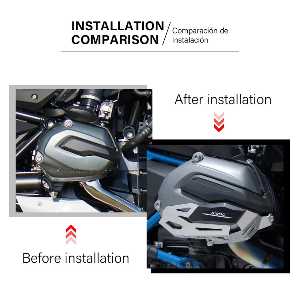Protector de cilindro de motocicleta para BMW R1200GS LC Adventure R 1200 GS RT R RS R1200R Foto 3 de 4