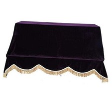 Full Piano Dust Proof Cover,Piano Protective Cover Pleuche Cloth Blue