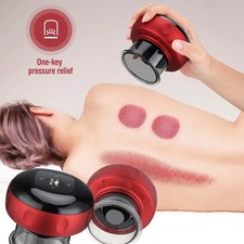 Smart Vacuum Cupper Body Cupping Scraping Massager Electric Heated Suction Cup