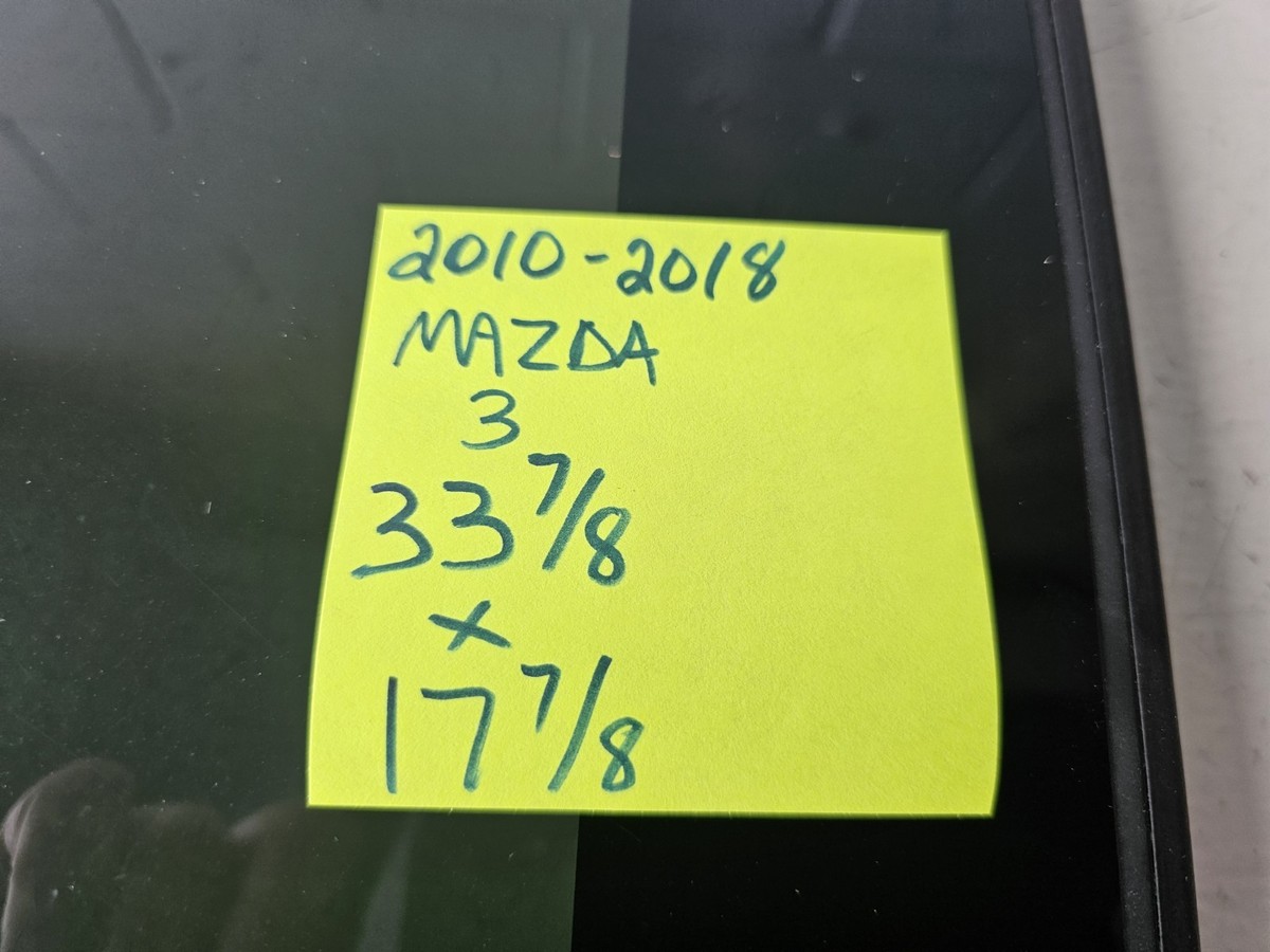 Mazda 3 Sunroof Glass Moonroof OEM 2010 2011 2012 2013 2014 2015