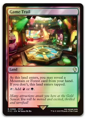 Game Trail (Surge Foil) #398 (NM) Final Fantasy FIC Magic MTG