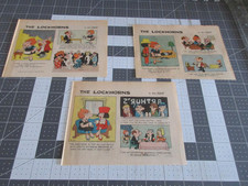 Lot of 3 The Lockhorns by Bill Hoest Clipped Strips from Sunday comics 1981