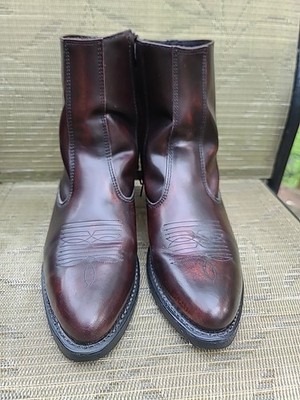 Laredo Fletcher Tan Leather Oil/Chemical resistant Dress Boots 10.5 EW