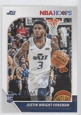 2019-20 Panini NBA Hoops Red Back Justin Wright-Foreman #256 5l1