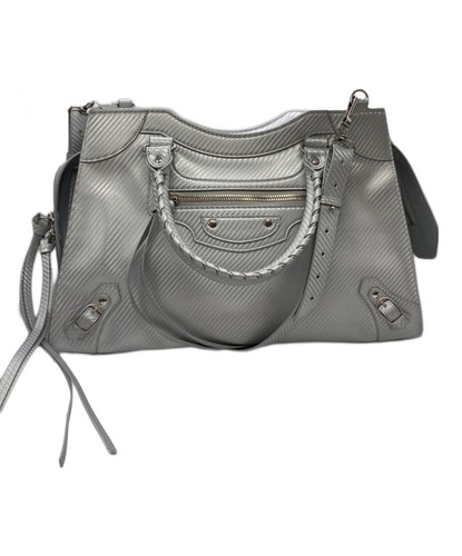 BALENCIAGA Neo-Classic City Handbag Shoulder Bag 693923 Silver Women's Auth