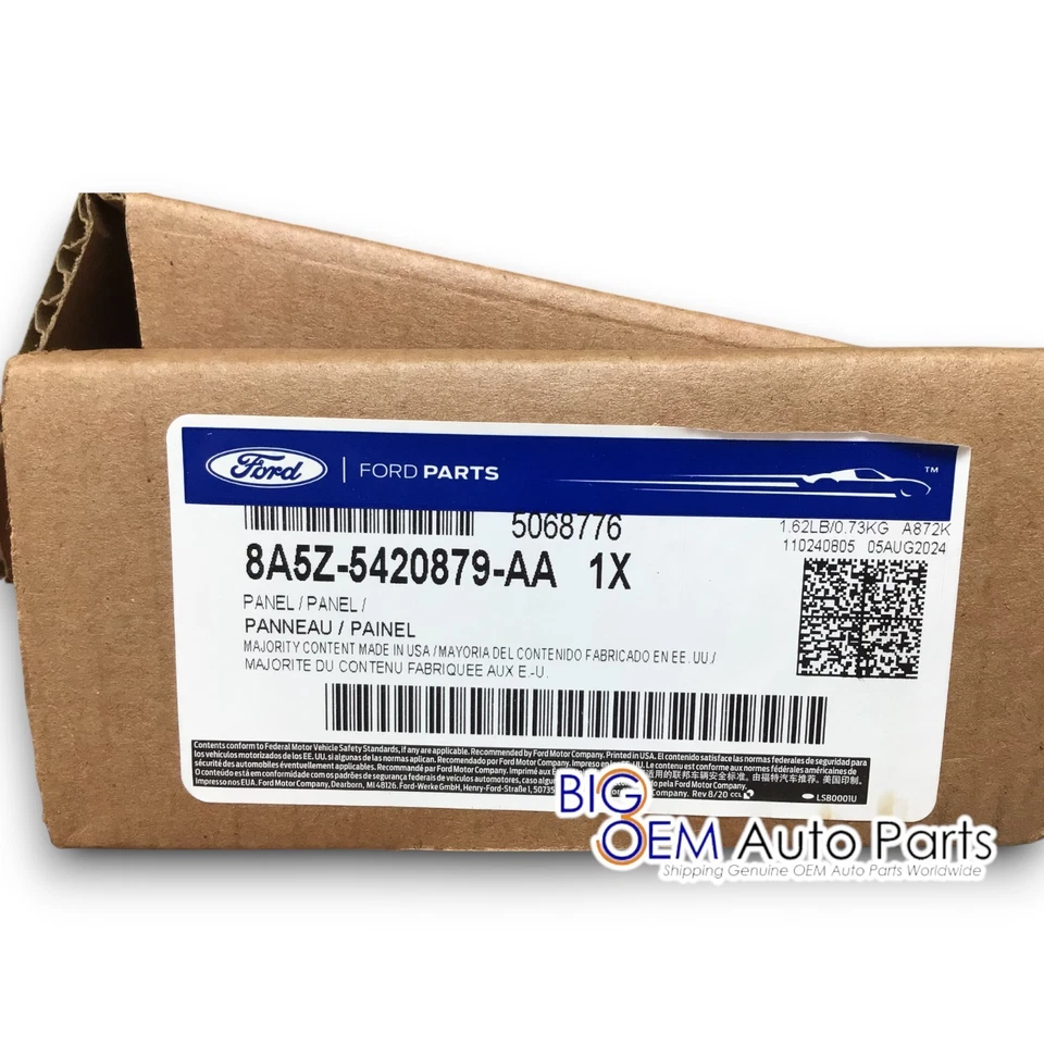 Lincoln MKS 2009-2016 puerta del conductor delantera moldura inferior nuevo OEM 8A5Z-5420879-AA Foto 4 de 4