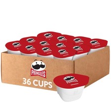 Pringles Potato Crisps Chips, Lunch Snacks, On-the-Go Snacks, Original 36 Cups