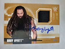 2017 Topps WWE Undisputed Autograph Relic BRAY WYATT  #UAR-BW /99 Auto 