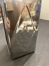 Retro Double Sided Tall Napkin Holder Dispenser Restaurant Spring Load