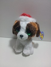 TY Beanie Boos PRESENTS the Holiday Dog Medium 9" NEW  Stuffed Animal Toy