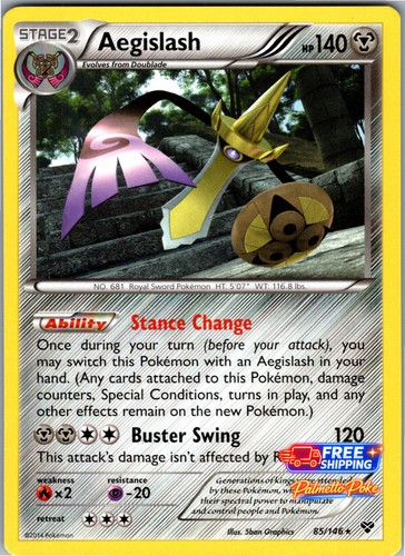 Aegislash (85) 85/146 Rare XY Base Set Pokemon NM/LP