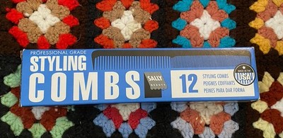 (12) Sally Beauty Styling Hair Combs Professional Grade USA 487304 NEW