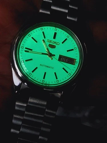 Vintage Seiko 5  Automatic Watch Luminous dial 6309 Day/Date @Japan