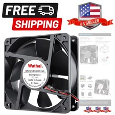 2Pin 120mm x 38mm Brushless Cooling Case Fan 12V 2pin DC High Airflow Cooler Fan