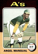 1975 Topps - #452 Angel Mangual EX