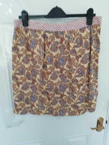 SCOTCH & SODA Maison Scotch Downtown Surf Size 3 Paisley Wrap Skirt Pockets - Picture 4 of 6