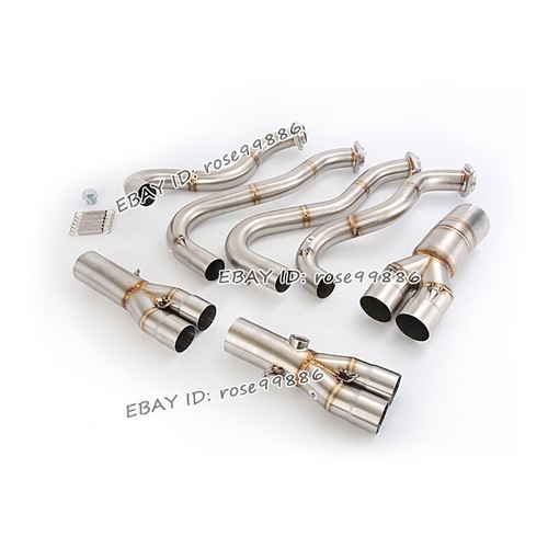 For Kawasaki Ninja ZX6R ZX636 2013~2023 Motorcycle Slip Exhaust Header Pipes - Picture 2 of 8