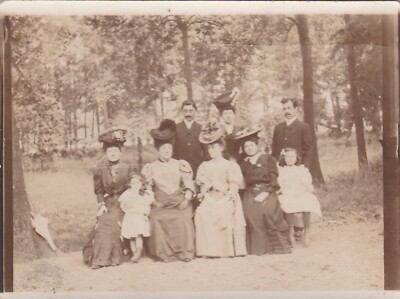 PORTRAIT GRAND-MÈRE + enfants - Photo ancienne an. 1950