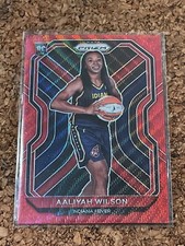 2021 Panini Prizm WNBA Red Wave Aaliyah Wilson #99 Rookie