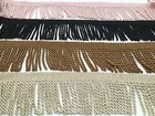 1metre BULLION FRINGE TASSEL TRIM 10CM UPHOLSTERY FRINGING, COLOUR CHOICE