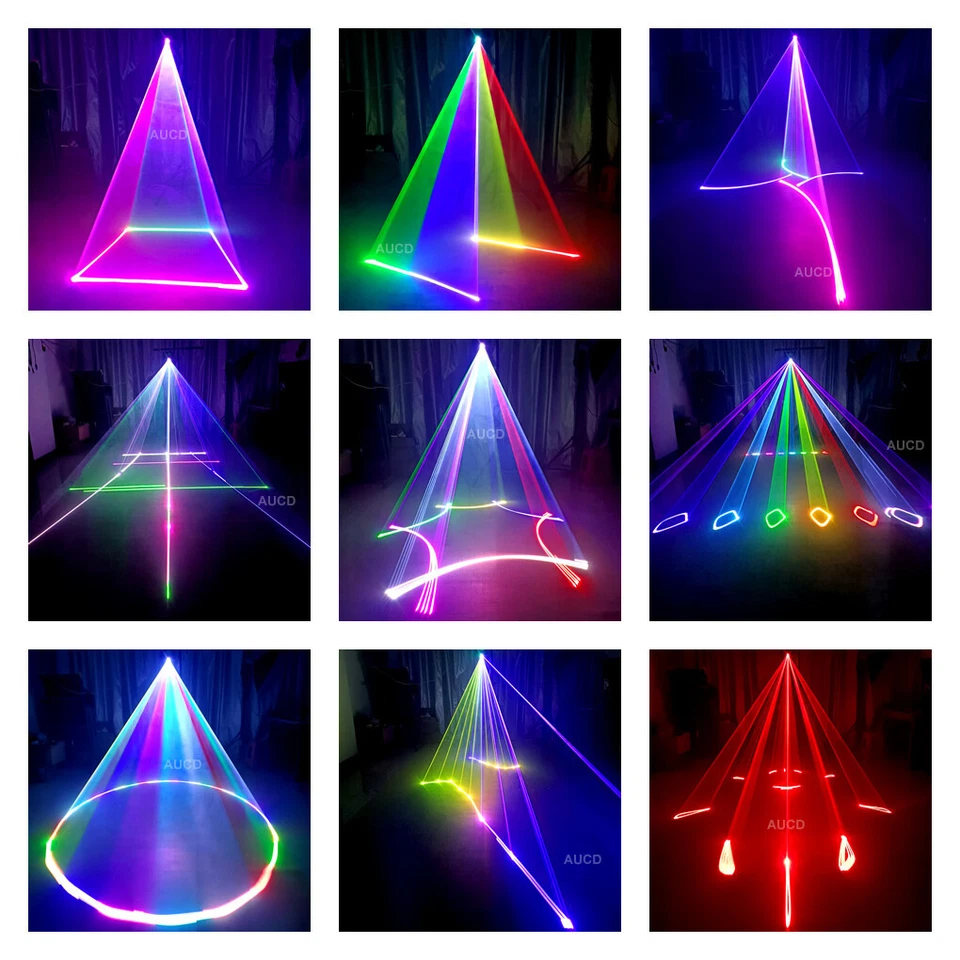 Android iOS APP 3W RGBW Laser Outdoor IP65 Animation Show Projector Stage Lights - Image 2 of 4