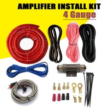 2300W Complete 4 Gauge Cable Wiring Amplifier Install Kit Car Audio Installation