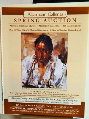 NICOLAI FECHIN / VARALDO GIUSEPPE  ART PIECES   ORIG VTG 2004 ADVERTISEMENT,